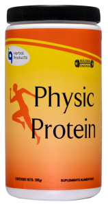 Fotografia de producto Physic Protein con contenido de 500 gr. de Iq Herbal Products